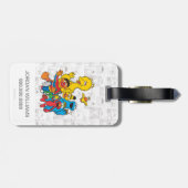 Vintag 123 Sesamstraße Gepäckanhänger (Rückseite horizontal)