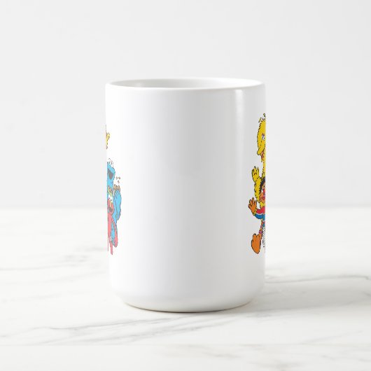 Vintag 123 Sesamstraße Kaffeetasse (Mittel)