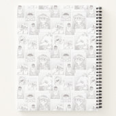 Vintag 123 Sesamstraße Zeichnend Notizblock (Rückseite)