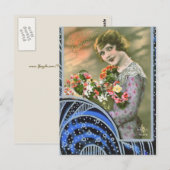 Vintag 13 postkarte (Vorne/Hinten)