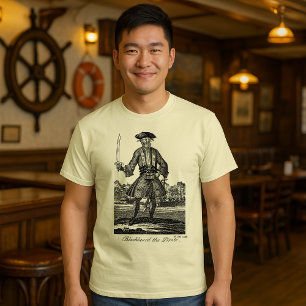 Vintag 1725 Schwarzbart Der Piratenstich T-Shirt