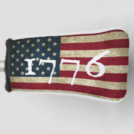 Vintag 1776 Amerikanischer Flaggenpatriotisch Golf Headcover