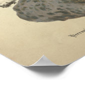 Vintag 1831 Mushroom Variety Brown Cap Print Poster (Ecke)