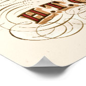 Vintag 1868 Feuerwaffen Poster (Ecke)