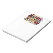 Vintag 1876 Frohe Weihnachts-Notepad Notizblock (Rotiert)