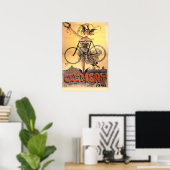 Vintag 1883 Jugendstil-Fahrrad Poster (Heimbüro)