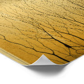 Vintag 1886 Nerven des Zentralnervensystems Poster (Ecke)