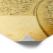 Vintag 1886 Nerven des Zentralnervensystems Poster (Ecke)