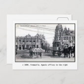 Vintag 1890 Fremantle, Perth, Australien Postkarte (Vorne/Hinten)