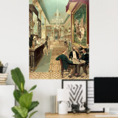Vintag 1890 Salon Poster (Heimbüro)
