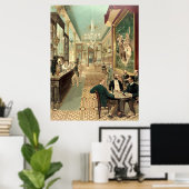 Vintag 1890 Salon Poster (Heimbüro)