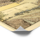 Vintag 1893 Radkunst Print Poster (Ecke)