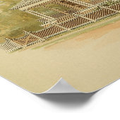 Vintag 1895 Kunsthaus - Farbdruck Poster (Ecke)