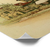 Vintag 1895 Kunsthaus - Farbdruck Poster (Ecke)