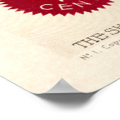 Vintag 1895 "The Black Cat" Cover Art Poster (Ecke)