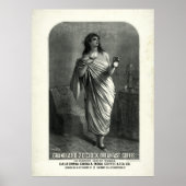 Vintag 1896 Kaffeewerbung Poster (Vorne)