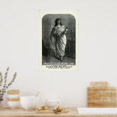 Vintag 1896 Kaffeewerbung Poster (Küche)