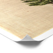 Vintag 1901 Maine Flag Print (klein) Poster (Ecke)