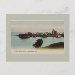 Vintag 1905 Carleton Island Cape Vincent NY Postkarte