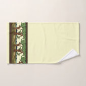 Vintag 1905 Kunsthandwerk-Stil Eichenlandschaft Badhandtuch Set (Handtuch)