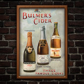 Vintag 1907 Cider Advertisement Art Poster
