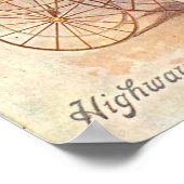 Vintag 1907 Milchwerbung Poster (Ecke)