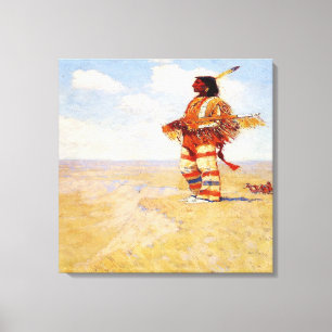 Vintag 1908 der letzte seiner Rennen Leinwanddruck