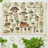 Vintag 1909 Pilz-Art von Adolphe Millot Geschirrtuch (Gefaltet)