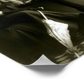 Vintag 1910 Frau auf Candlestick Telefon Poster (Ecke)