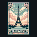 Vintag 1910 Paris Eiffelturm Art Deco Poster<br><div class="desc">・ Dieses atemberaubende Art-Déco-Poster zeigt eine Vintage Darstellung des Eiffelturms. Die sauberen Linien und das kühne Design verleihen Paris Eleganz und geben der zeitlosen Schönheit der Architektur und des Charmes der Stadt Ausdruck. Das Hotel ist perfekt für Pariser Liebhaber, die Kunst des Vintage-Reisens und das Retro-Dekor geeignet und bietet eine...</div>