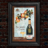Vintag 1912 Pomagne Cider Advertisement Art Poster