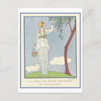 Vintag 1914 Redfern Fashion Illustration