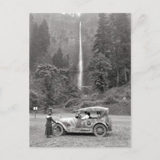 Vintag 1918 Multnomah Falls - Oregon Postcard Postkarte