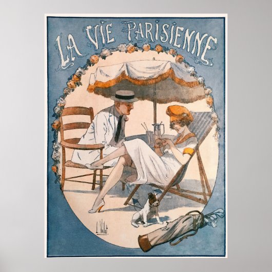 Vintag 1919 Golfdrucke Poster (Vorne)