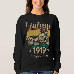 Vintag 1919 Original Parts Motorrad Rider Sweatshirt
