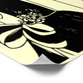 Vintag 1920 Flapper Deko Poster 2 - Anpassen! (Ecke)