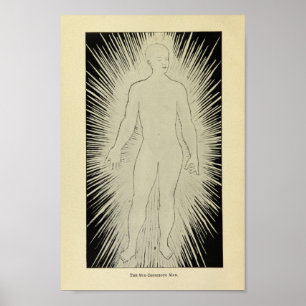 Vintag 1920 Kunstdruckkunst Poster