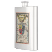 Vintag 1921 2 Mark Notgeld Premium Flask Flachmann (Links)