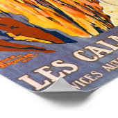 Vintag 1923 Les Calanche de Piana Poster (Ecke)