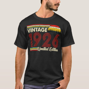 Vintag 1926 Geburtstag Shirt Limited Edition 1926 