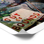 Vintag 1929 Golfurt Poster (Ecke)