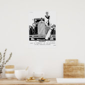 Vintag 1930 Talbot-Poster Poster (Küche)
