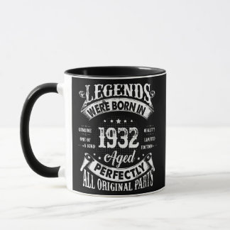 Vintag 1932 Funny 90 Years Old Men Women 90. Tasse