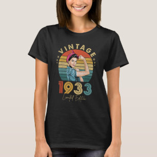 Vintag 1933, 1933 90. Geburtstag 90. T-Shirt