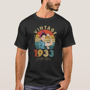 Vintag 1933, 1933 90. Geburtstag 90. T-Shirt