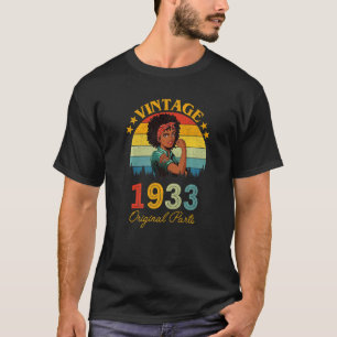 Vintag 1933, 1933 90. Geburtstag 90. T-Shirt