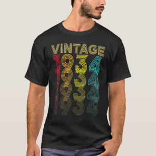 Vintag 1934 88 Jahre alte Männer und Frauen 88. Bi T-Shirt