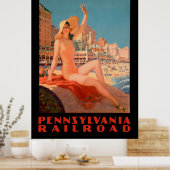 Vintag 1935 - Atlantic City Poster (Küche)