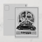 Vintag 1935 Deko der französischen Ikonenkunst Postkarte (Vorne/Hinten)