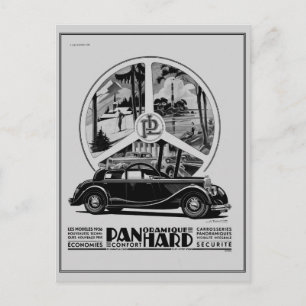 Vintag 1935 Deko der französischen Ikonenkunst Postkarte